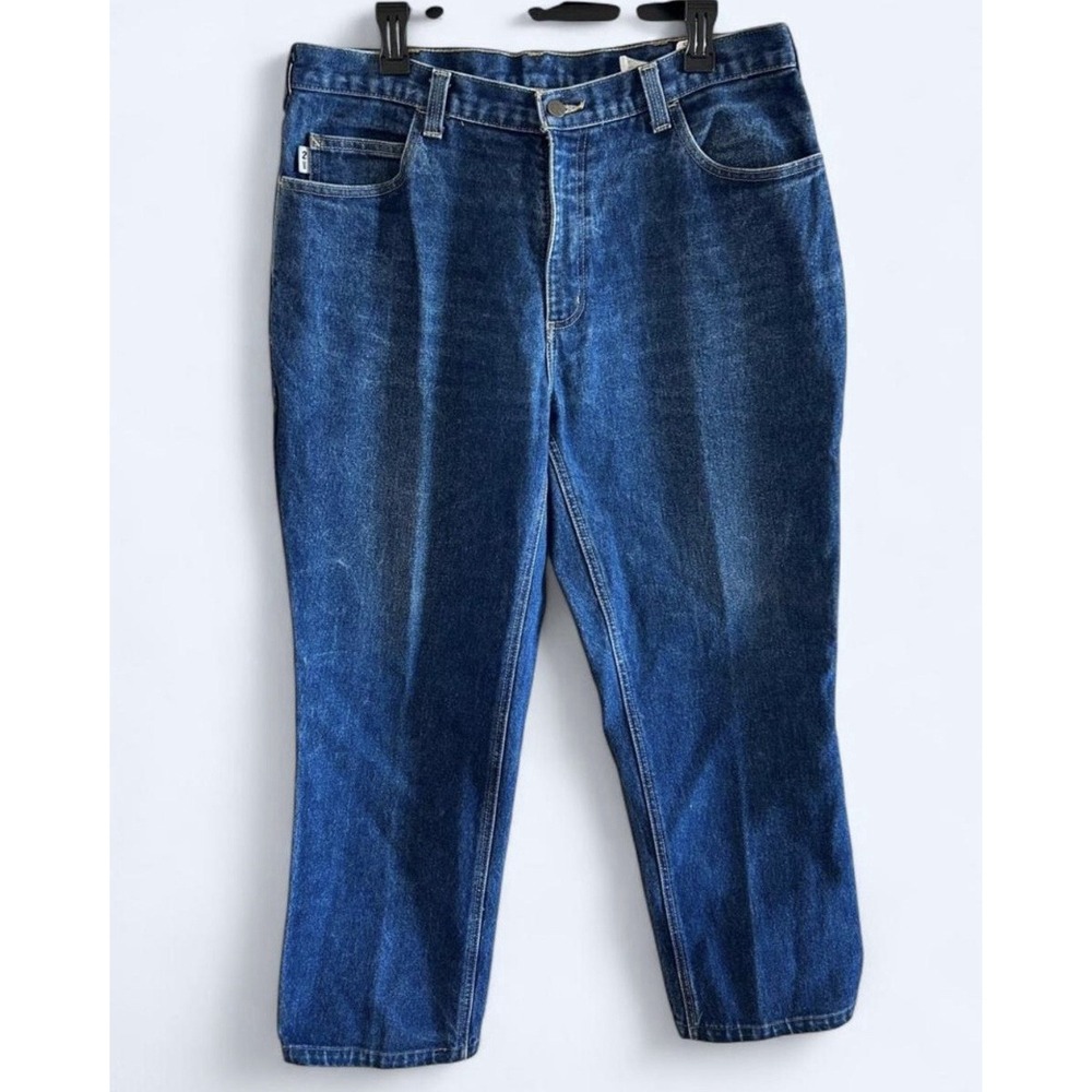 Carhartt Men's FR Flame-Resistant Relaxed Fit Straight Leg Mid Rise Jeans 36x34